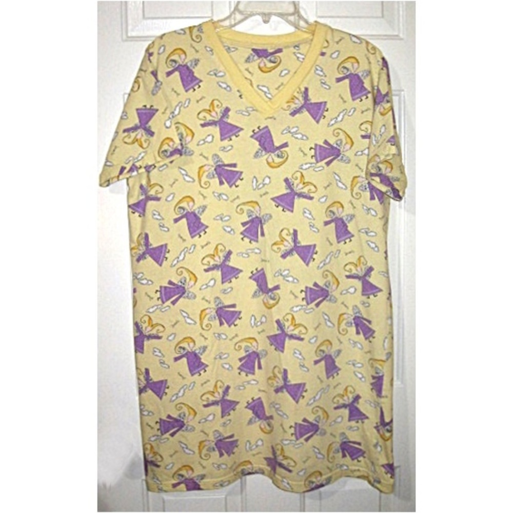 Vtg 90s Whimsical Angel Sleep Tee Shirt XL